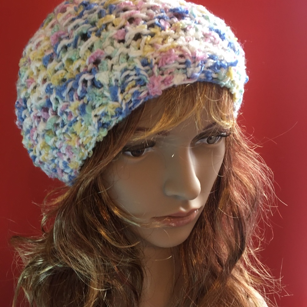 Three piece Cap & Scarf set by NanaBee Knits